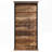 6-Tier Industrial Brown & Black Bookshelf