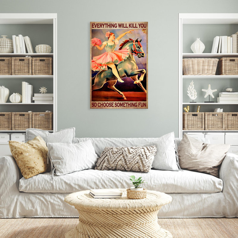Impression sur toile, cirque Kyracha, H 36 po x l 24 po x P 1,25 po