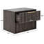 Table de chevet flottante 2 tiroirs Lylia-1298056754