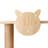 Wall-Mounted Cat Scratching Pad For Small To Large Cat, Indoor Wood Cat Tree With Hammock, Cat Scratcher Perch