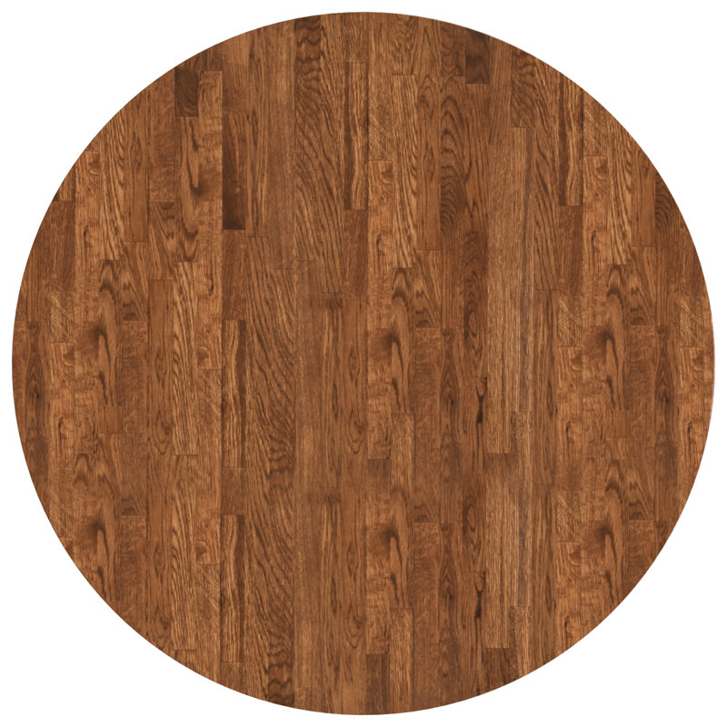 Solid Wood Table Top, 2.5cm H x 90cm W x 90cm D, Light Brown