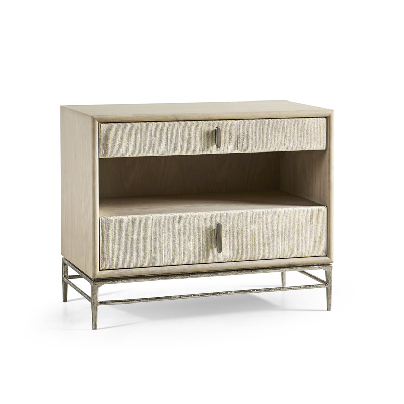 Water 36.13'' W Solid Wood Nightstand