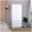 Armoire 2 tiroirs Austin, porte double, tringle-516584222