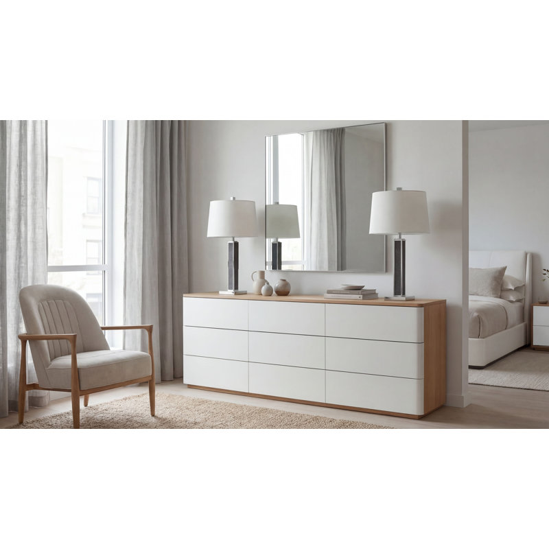 Seoul 9-Drawer Dresser, Natural