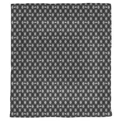 Édredon réversible simple Katelyn Elizabeth Argyle Skulls