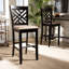 Upholstered Counter Stool with Metal Frame-788764427-788764426