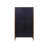 Cydne Modern Wood Display Cabinet, Dining Storage, Bookcase, Fully Assembled, Brown