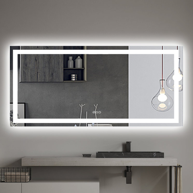 Miroir de salle de bain mural Aolaith, 30 po x 60 po
