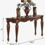 Table de canapé en cerisier avec pieds incurvés