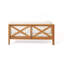 Banc BRAVA à dossier en X à gauche, beige-1083331603