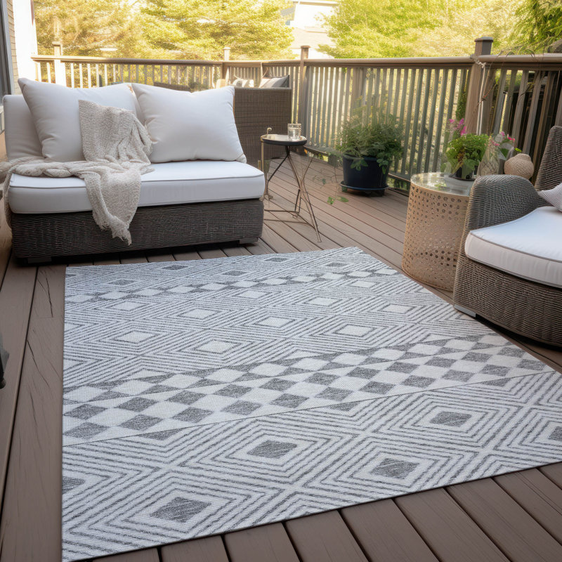 Tapis intérieur / extérieur Maliana, Rectangle 8 pi x 10 pi