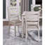 Ensemble de salle à manger 5 pièces avec table rectangulaire et 4 chaises rembourrées, bois, 60 L, pour une utilisation décontractée