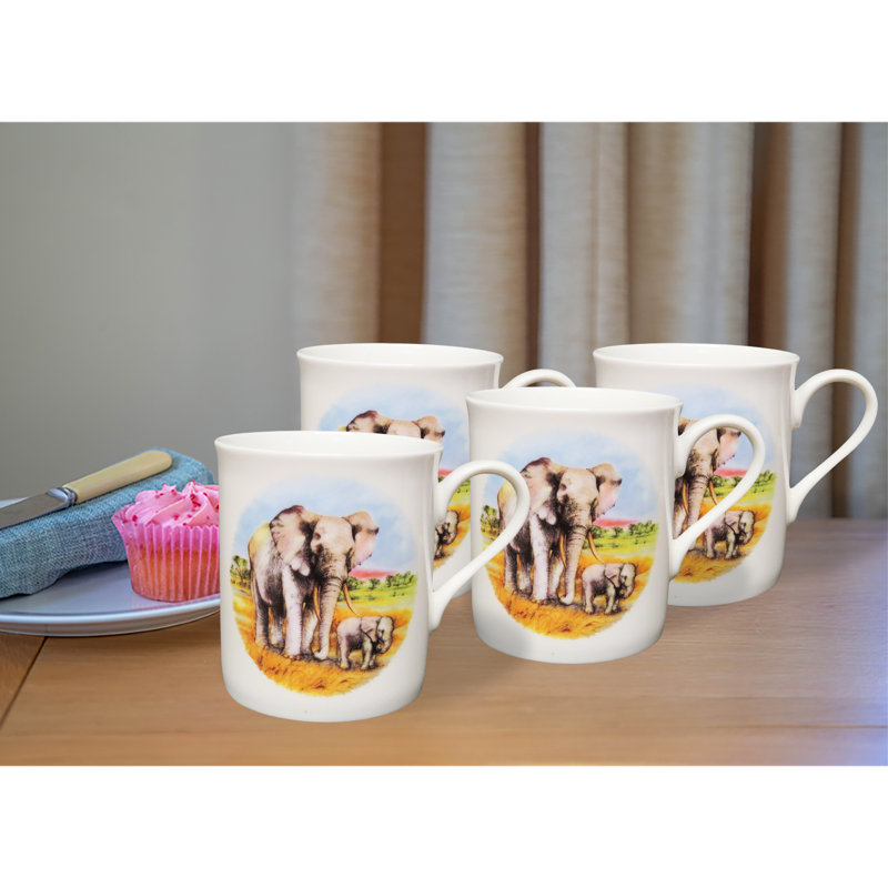 Elisae Bone China Coffee Mug