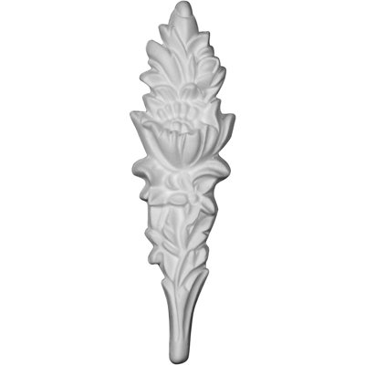 Hillsborough 5.88'' H x 1.62'' W x 0.75'' D Urethane Onlay Scroll