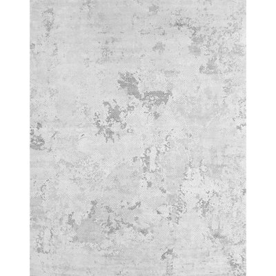 Hand Woven Silk and Wool Area Rug