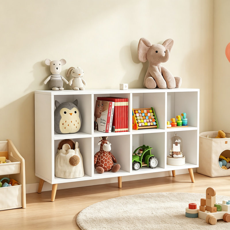71.88 cm H x 120 cm W Bookcase, White