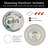LED Flush Mount Ceiling Light – Dimmable, Slim Puck Downlight - Energy Efficient LED Light - Multi-Purpose Easy-Install Light Fixture-2142534423