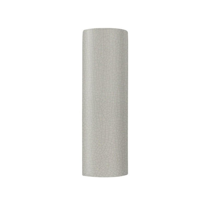 Applique murale en céramique Azem, Incandescent, Blanc craquelé, H 24 po x l 5,25 po x P 4 po