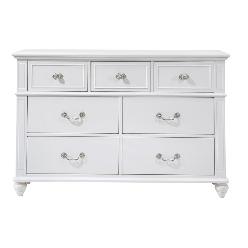 Commode 7 tiroirs avec miroir Elige