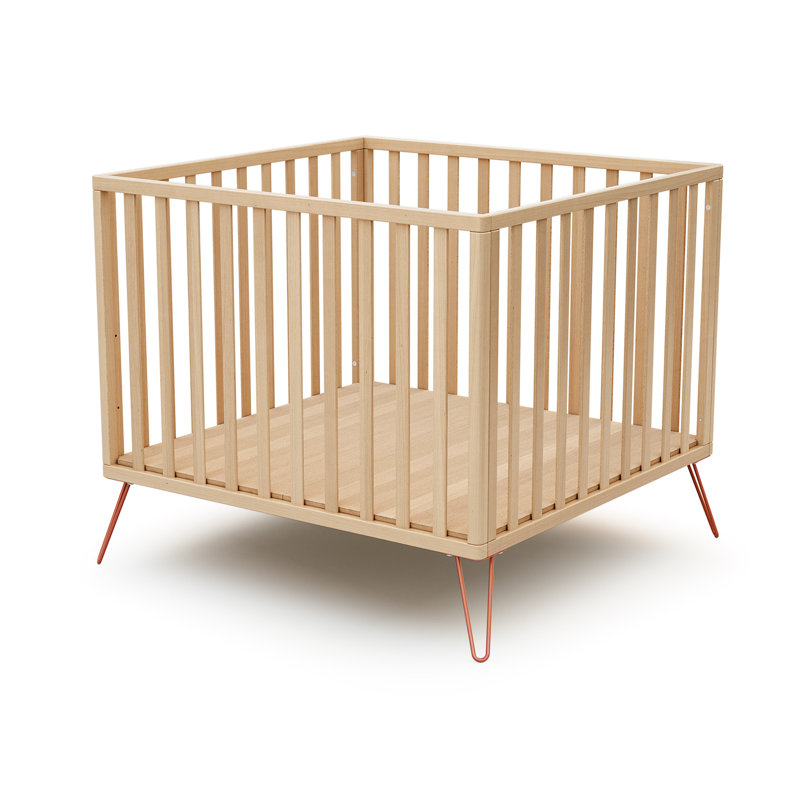Playpen, Natural/Red