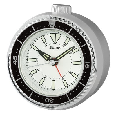 QHE207SLH Alarm Clock, Silver