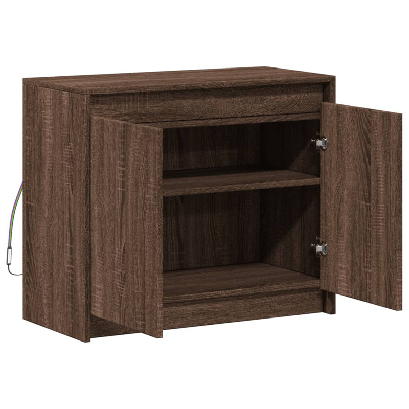 Shandale 72cm Sideboard, Brown Oak