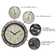 Outdoor Round Plastic Wall Clock 18 Inches - Multi-Color