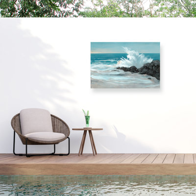 Toile d'extérieur «Crashing Wave I» Fed O'Toole par Fedler