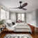 52Inch 3 Wood Blade Ceiling Fan With Remote Control Without Light