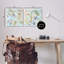  "Pastel Abstract Expressions", ensemble de 2 impressions sur toile par June Erica Vess-1503065948