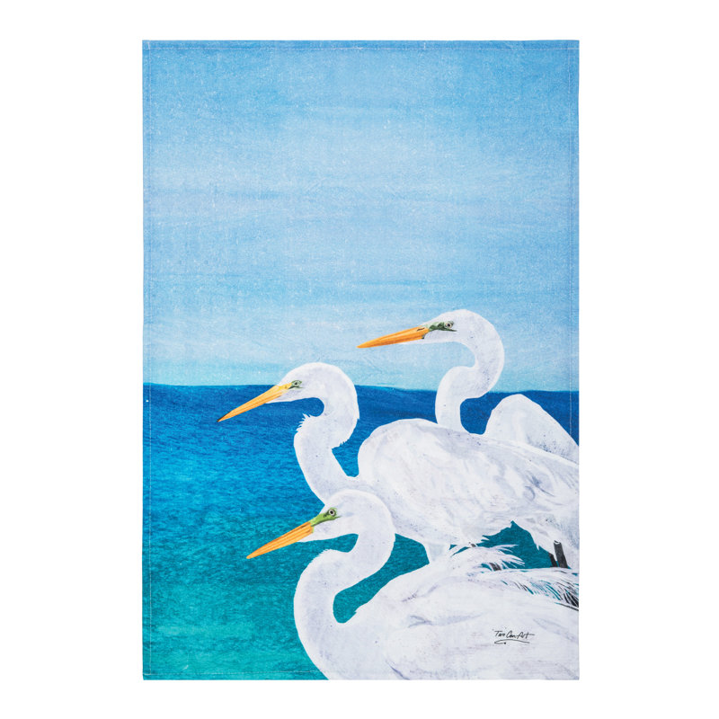 Torchon Egret Trio