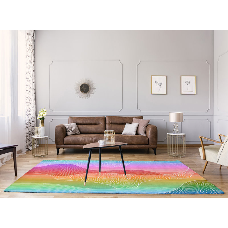 Chenille Abstract Indoor Rug, Rectangle 9' x 12'