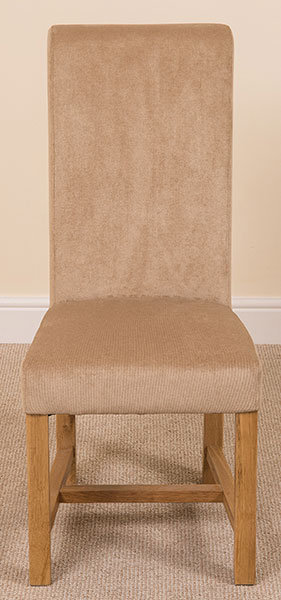 Jasia 51cm H Polyester Upholstered Side Chair, Beige