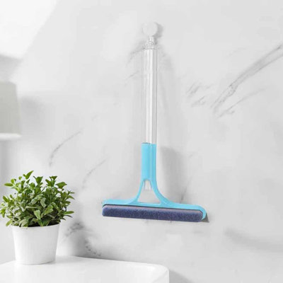 Spray Water Window Squeegee Brush Cleaner
