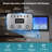Commercial Ice Maker Machine 100lbs/24h, Auto Self-cleaning With Led Display & Blue Light, Under Counter/freestanding Ice Maker For Home, Office, Bar & Restaurant