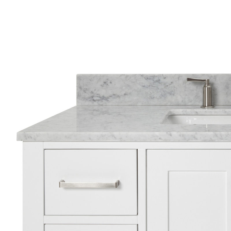 43" Single Bathroom Vanity Set, White