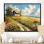 «White Country House In Flower Meadow», impression d'art mural paysage-1422728099-1422728111