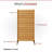 6.1ft H x 3.1ft W (1 Panel) Freestanding or Surface Mounted Enclo Sierra Privacy Screen, Wood Fence Screen, Outdoor or Indoor Decorative Privacy Panel, Great for Balcony, Patio, Deck, EC18031