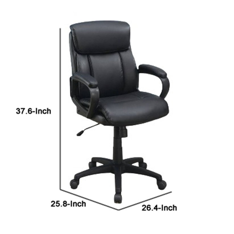Fauteuil de direction à dossier rembourré