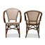 Chaise de patio empilable avec coussin Belle Haven-365240942