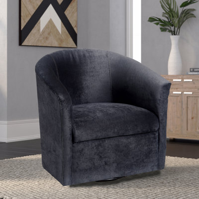 Fauteuil de conférence pivotant en microfibre gris anthracite - aspect professionnel, rotation à 360 °, sans assemblage