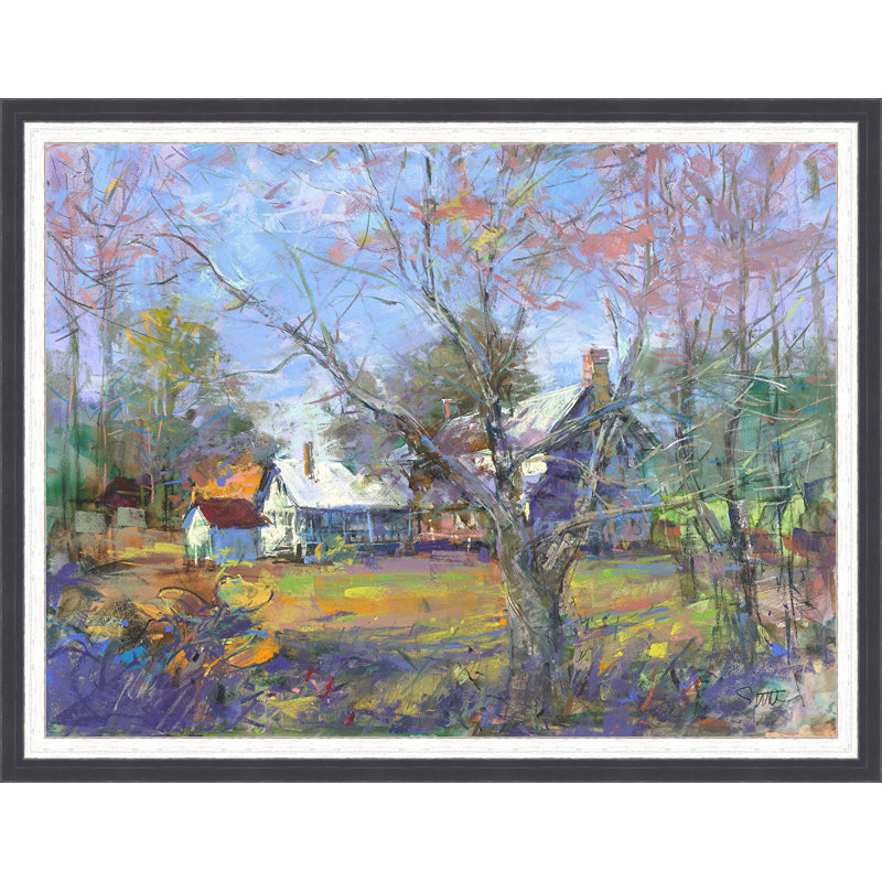 « gumlog homestead », reproduction d’art sur toile encadrée Country Colors, H 28 po x l 36 po x P 1 po