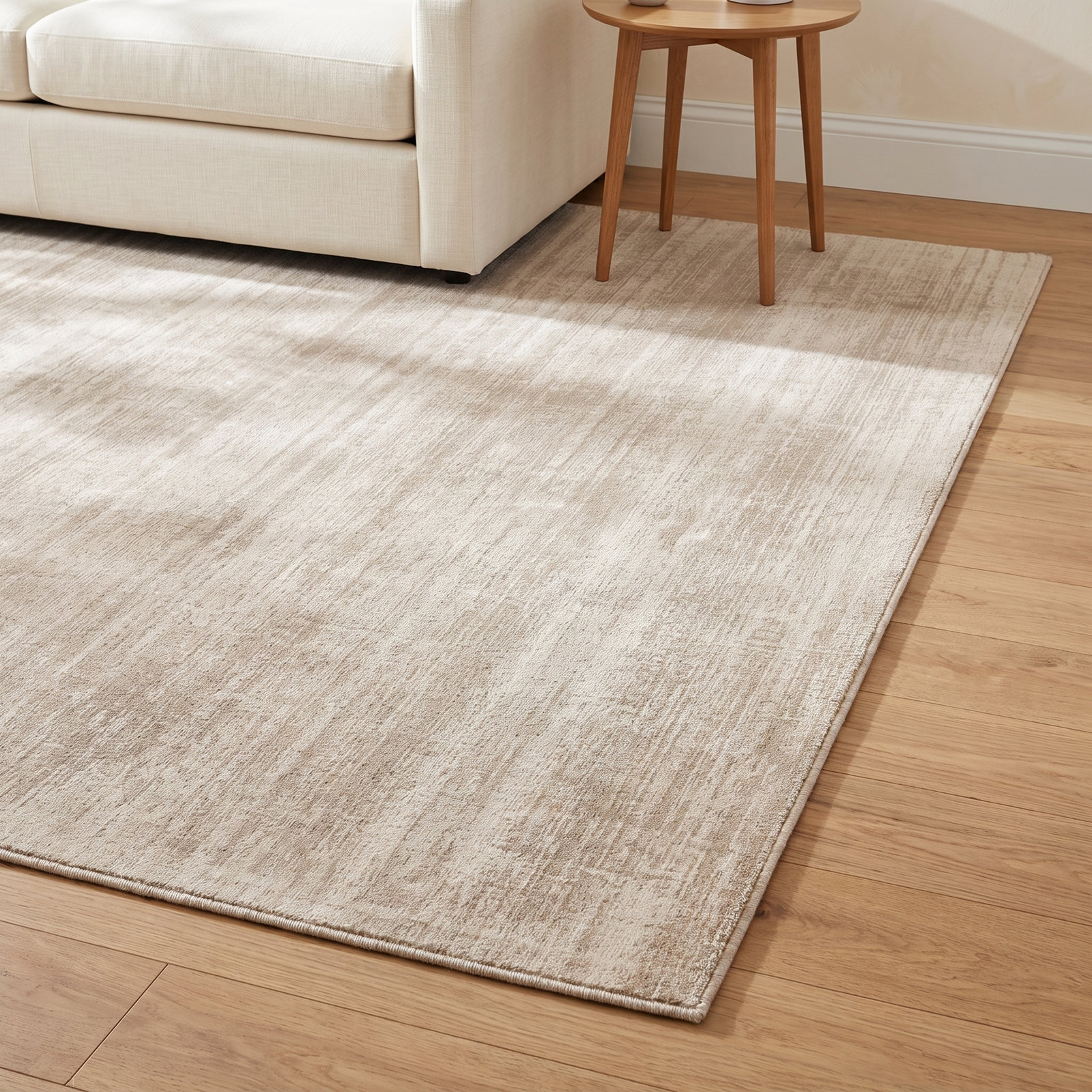Owens Gray Hand-Loomed Vintage-Inspired Wool Rug, Rectangle 8' x 10'