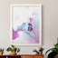 Fluent Magenta III - cadre photo, impression sur toile-1219072595-1219072589