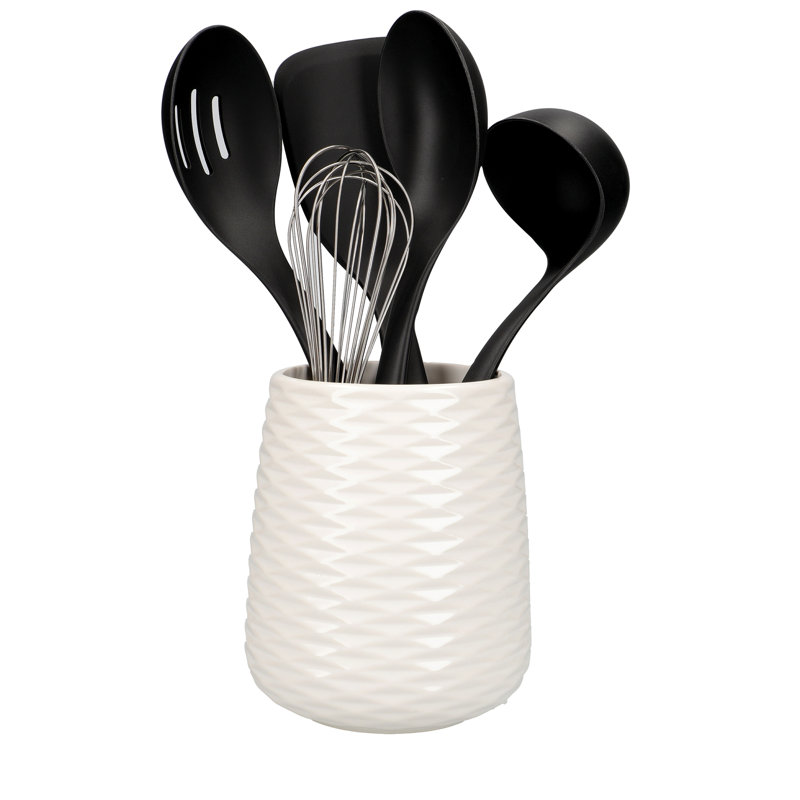 Kitchenaid Universal Six Piece Tool Set With Storage Crock