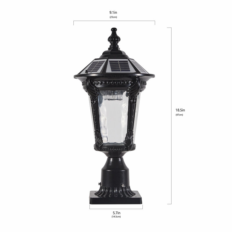 Retro Solar Lights With Dimmable LED 1 Pack