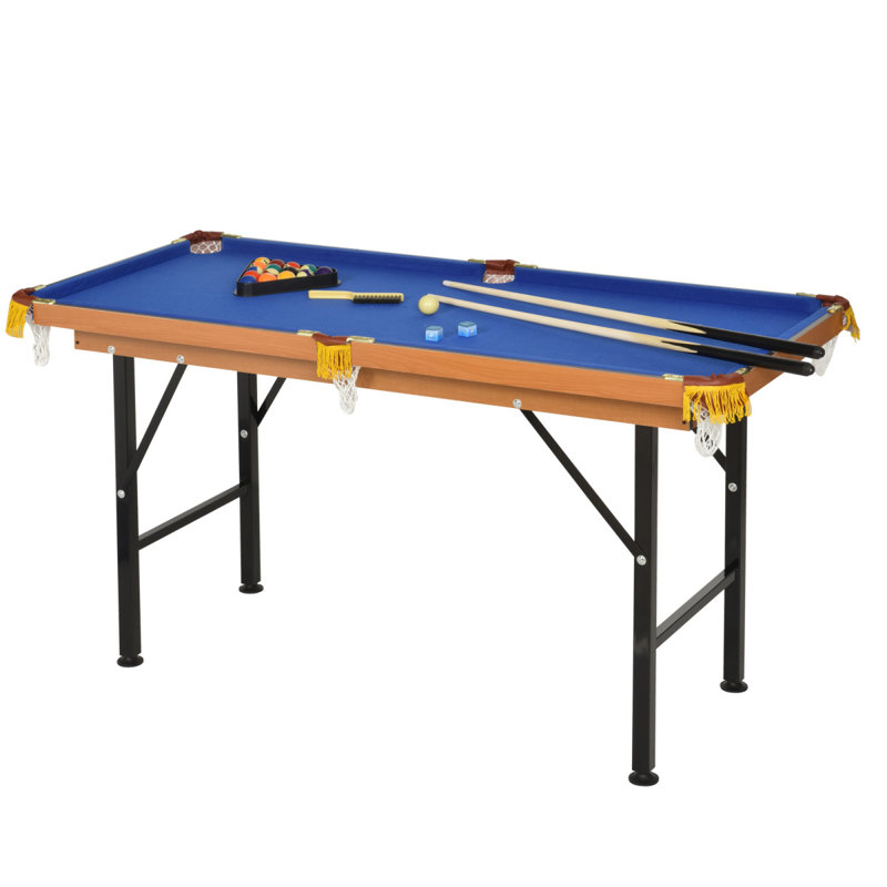 Table de billard pliante portative 55 po Soozier, Blue