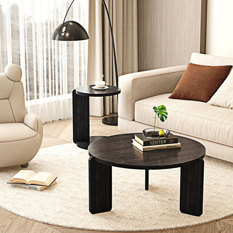 Ensemble de 2 tables basses gigognes