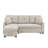 76.5" Linen Blend Upholstered Sectional Sofa With Pull-Out Bed, Reversible Storage Chaise & Tufted Design - Easy Assembly-362855070