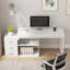 Akirah L-Shaped Metal Base Writing Desk-863877994-863877996